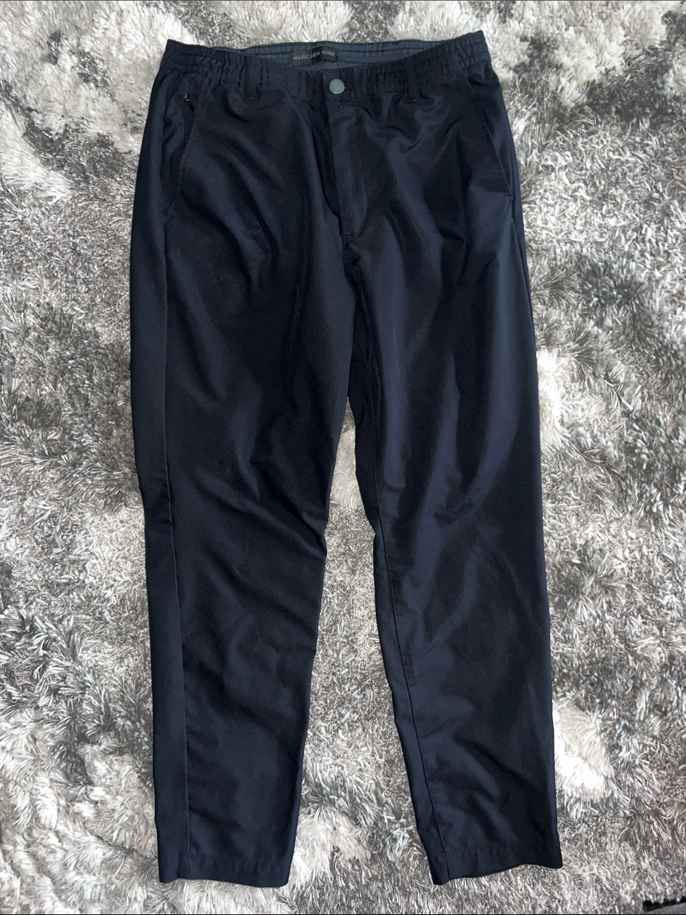 Marc New York Black Stretch Chinos